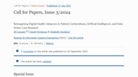 Call for Papers BISE